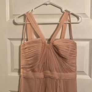 Amsale Blush Bridesmaid Gown G878C